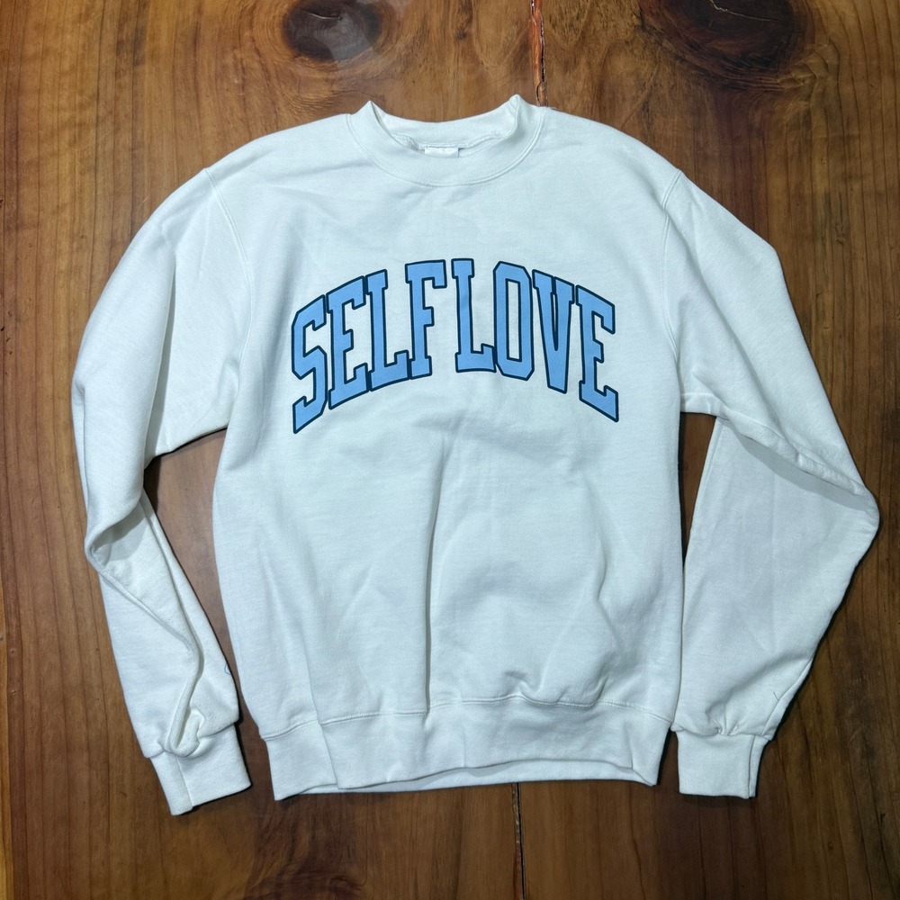 Petals and Peacocks Unisex Shirt S Pullover Cotton Self Love Cotton Crew neck B8